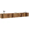 Image de Ensemble De Meuble Tv Mural 3 Pcs Vieux Bois Bois D'ingénierie Vidaxl