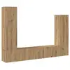 Image de Vidaxl ensemble de meuble tv mural 4 pcs chêne artisanal