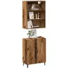 Image de Buffet Avec Armoire Murale Vieux Bois Bois D'ingénierie Vidaxl
