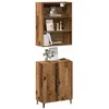 Image de vidaXL Buffet avec armoire murale vieux bois bois dingénierie meuble de rangement meuble de rangement de cuisine meuble 3329223
