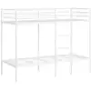 Image de Vidaxl lit superposé sans matelas blanc 75x190 cm acier