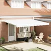 Image de vidaXL Toile de rechange pour auvent Blanc 45 × 3 m Polyester 42000576