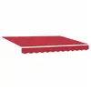 Image de Vidaxl toile de rechange pour auvent rouge 3 x 2,5 m polyester
