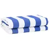 Image de vidaXL Toile de rechange pour auvent Bleu et Blanc 1000 x 160 cm 42000813