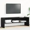 Image de Meuble Tv Chêne Noir 120x40x40 Cm Bois D'ingénierie Vidaxl