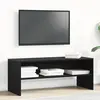 Image de Meuble Tv Chêne Noir 100x40x40 Cm Bois D'ingénierie Vidaxl