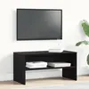 Image de Meuble Tv Chêne Noir 80x40x40 Cm Bois D'ingénierie Vidaxl