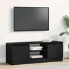 Image de Meuble TV chêne noir 102x30x36 cm bois d ingénierie