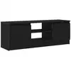 Image de Vidaxl meuble tv chêne noir 102x30x36 cm bois d'ingénierie