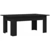 Image de Table Basse Chêne Noir 100 X 60 X 42 Cm Bois D'ingénierie Vidaxl