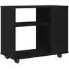 Image de Vidaxl table d'appoint en chêne noir 70 x 35 x 60 cm bois d'ingénierie
