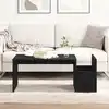 Image de Table Basse Chêne Noir 90 X 45 X 35 Cm Bois D'ingénierie Vidaxl