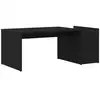 Image de Vidaxl table basse chêne noir 90 x 45 x 35 cm bois d'ingénierie