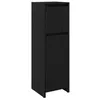 Image de Meuble de salle de bain - vidaXL - Chêne Noir - 30x30x95 cm - Bois dingénierie - Résistant à lhumidité - 1 porte