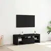Image de Meuble Tv Chêne Noir 120 X 35 X 40 Cm Bois D'ingénierie Vidaxl