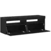 Image de Vidaxl meuble tv chêne noir 120 x 35 x 40 cm bois d'ingénierie