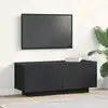 Image de Meuble Tv Chêne Noir 100 X 35 X 40 Cm Bois D'ingénierie Vidaxl