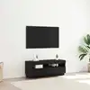 Image de Meuble Tv Chêne Noir 100 X 35 X 40 Cm Bois D'ingénierie Vidaxl