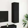 Image de Meuble TV - Chêne Noir - 305x30x110 cm - Bois dingénierie - Finition mate