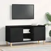Image de Meuble Tv Chêne Noir 102 X 35 X 50 Cm Bois D'ingénierie Vidaxl