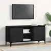 Image de Meuble Tv Chêne Noir 102 X 35 X 50 Cm Bois D'ingénierie Vidaxl