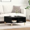 Image de Table basse carrée 60 x 60 x 30 cm chêne noir en bois dingénierie   VIDAXL