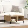 Image de Table Basse Chêne Artisanal 60 X 60 X 30 Cm Vidaxl