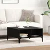Image de Table Basse - Chêne Noir - 60x60x30 cm - Bois dingénierie - Style Contemporain