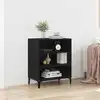 Image de Buffet Chêne Noir 57 X 35 X 70 Cm Bois D'ingénierie Vidaxl