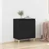 Image de Buffet Chêne Noir 60 X 35 X 70 Cm Bois D'ingénierie Vidaxl