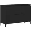 Image de Vidaxl buffet chêne noir 104 x 35 x 70 cm bois d'ingénierie