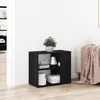 Image de vidaXL Buffet avec tiroir Chêne noir 60 x 30 x 50 cm Bois dingénierie 862606