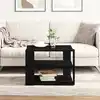 Image de Table Basse Chêne Noir 58 X 58 X 40 Cm Bois D’ingénierie Vidaxl