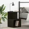 Image de Cabinet De Chevet Chêne Noir 35 X 35 X 55 Cm Bois D'ingénierie Vidaxl