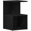 Image de Vidaxl cabinet de chevet chêne noir 35 x 35 x 55 cm bois d'ingénierie