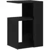 Image de Vidaxl table d'appoint chêne noir 36 x 30 x 56 cm bois d'ingénierie