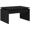 Image de Vidaxl table basse chêne noir 68 x 50 x 38 cm bois d'ingénierie