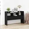 Image de Buffet Chêne Noir 105 X 30 X 70 Cm Bois D'ingénierie Vidaxl