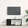 Image de Ensemble Meuble Tv Chêne Noir 80 X 24 X 32 Cm Bois D'ingénierie Vidaxl