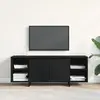 Image de Meuble Tv 130 X 35 X 50 Cm Chêne Noir Bois D'ingénierie Vidaxl