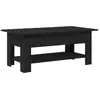 Image de Vidaxl table basse chêne noir 102 x 55 x 42 cm bois d'ingénierie