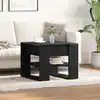 Image de Table Basse Chêne Noir 55,5 X 55 X 45 Cm Bois D'ingénierie Vidaxl