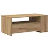 Image de Vidaxl table basse avec tiroir chêne artisanal 102 x 55 x 43,5 cm