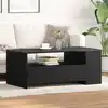 Image de Table Basse Chêne Noir 102 X 55 X 43,5 Cm Bois D'ingénierie Vidaxl