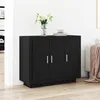 Image de vidaXL Buffet Chêne noir 92 x 35 x 75 cm Bois dingénierie 862750