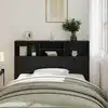 Image de Cabinet De Tête De Lit Chêne Noir Bois D'ingénierie Vidaxl