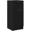 Image de Vidaxl buffet chêne noir 30 x 30 x 70 cm bois d'ingénierie