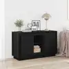 Image de Buffet Chêne Noir 102 X 35 X 60 Cm Bois D'ingénierie Vidaxl