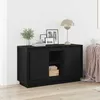 Image de vidaXL Buffet Chêne noir 102 x 35 x 60 cm Bois dingénierie 862815