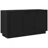 Image de Vidaxl buffet chêne noir 102 x 35 x 55 cm bois d'ingénierie